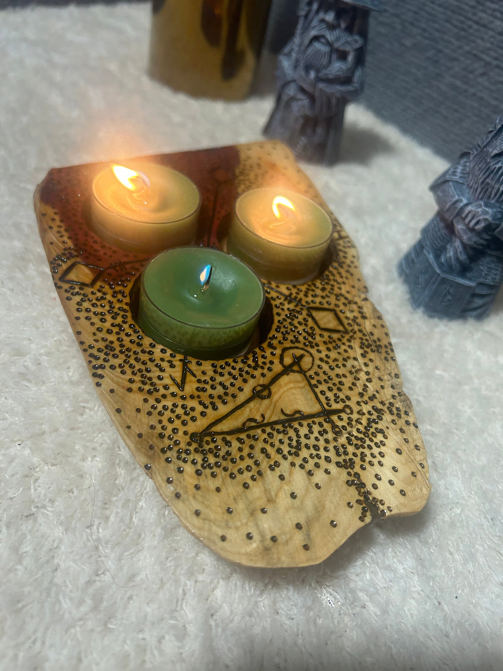 Viking Votive Svefnthorn (sleep thorn) & Draumstafur (dreamstave)