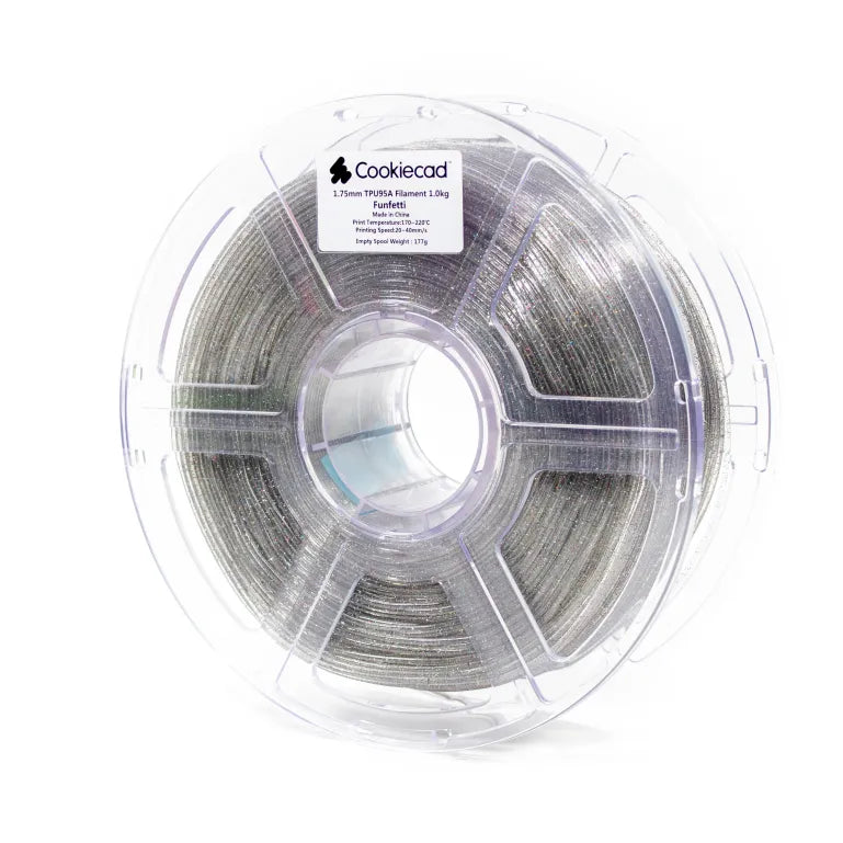 TPU Funfetti TPU 95A Filament 1.75mm, 1kg
