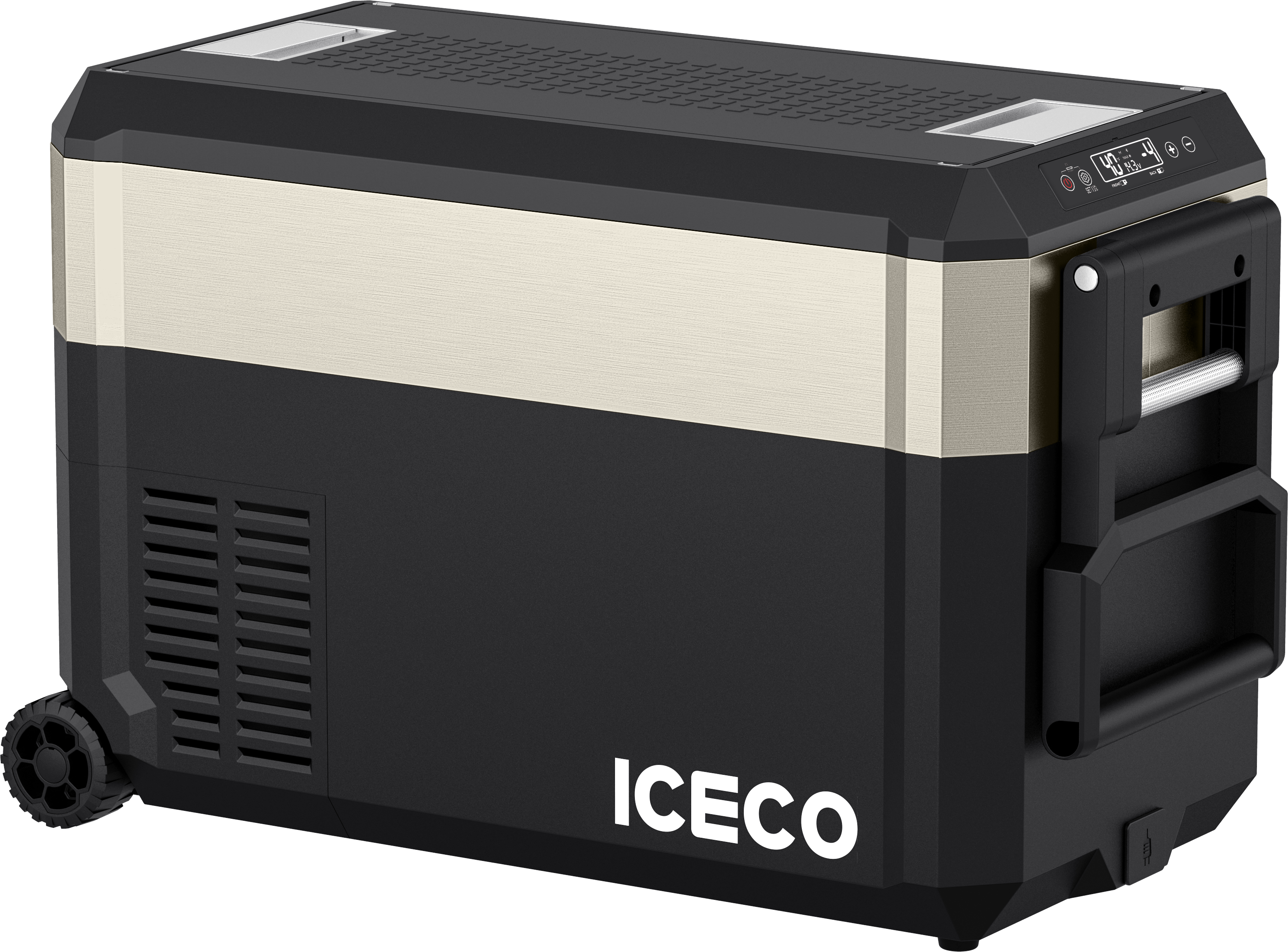 JP40 Pro Dual Zone Wheeled Portable Freezer | ICECO | 40 LT - The misfit market