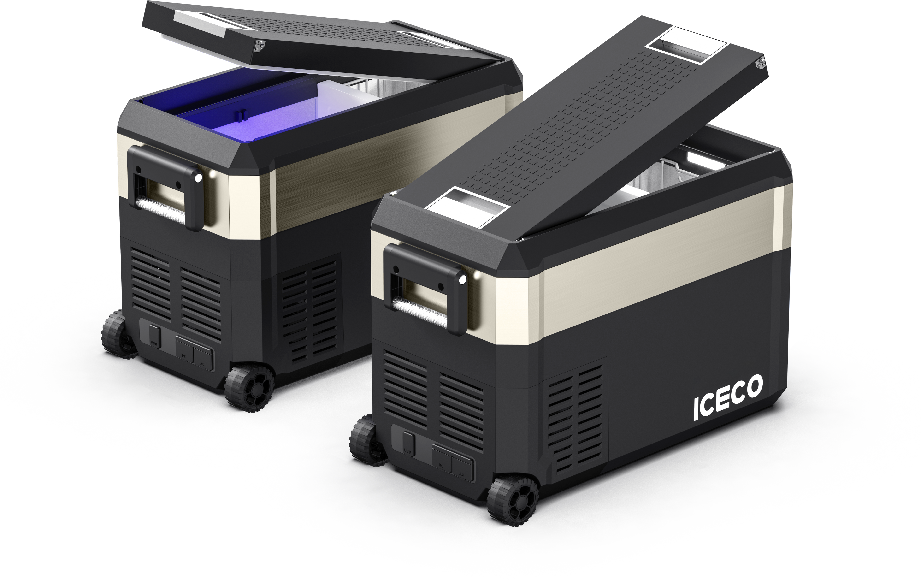 JP40 Pro Dual Zone Wheeled Portable Freezer | ICECO | 40 LT - The misfit market