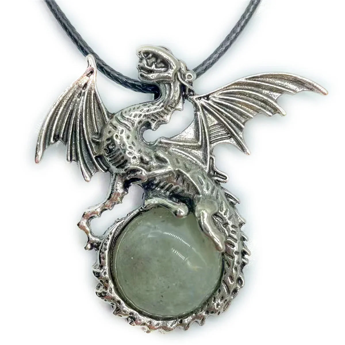 Crystal Dragon Necklace with Crystal Pendant | the misfit market - The misfit market