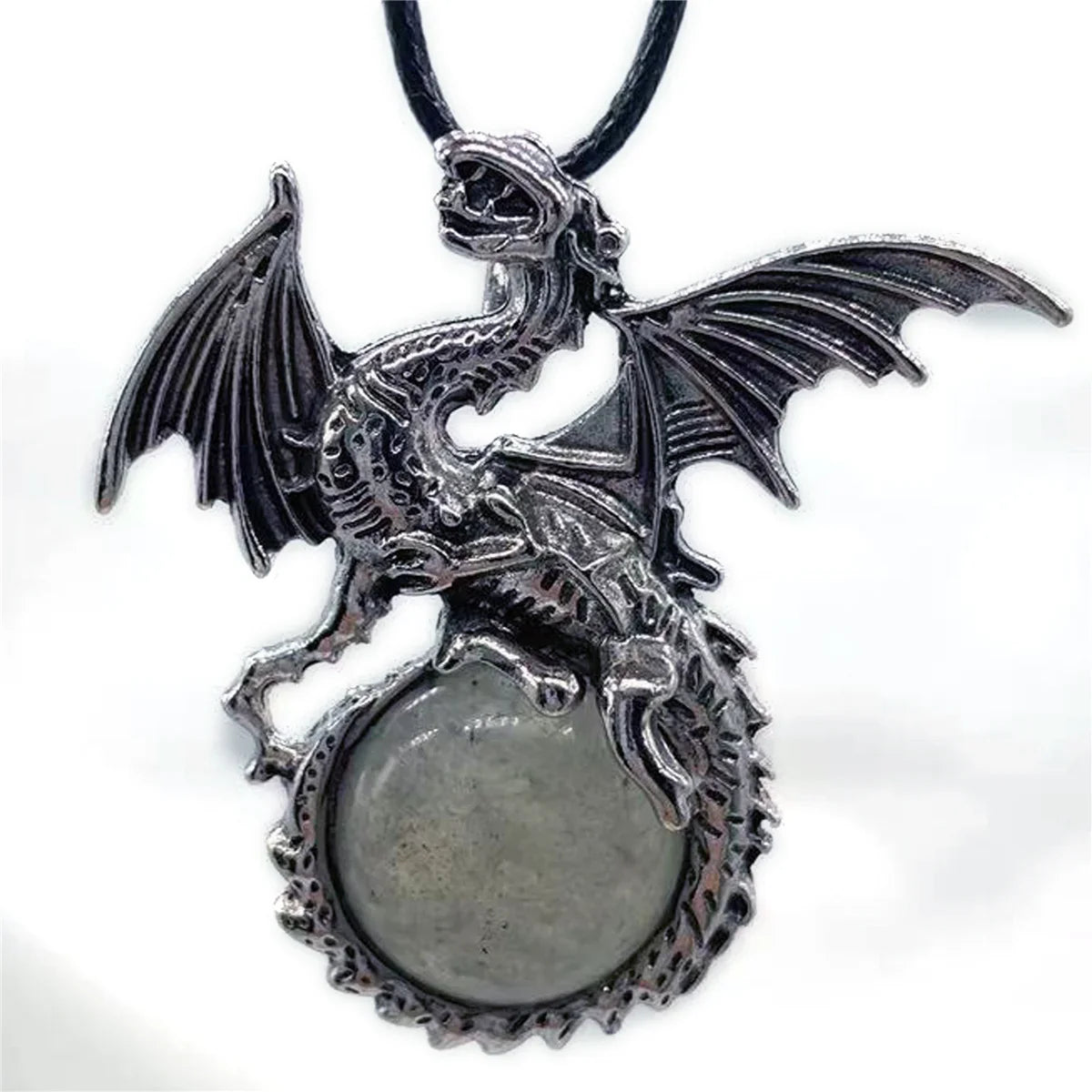 Crystal Dragon Necklace with Crystal Pendant | the misfit market - The misfit market