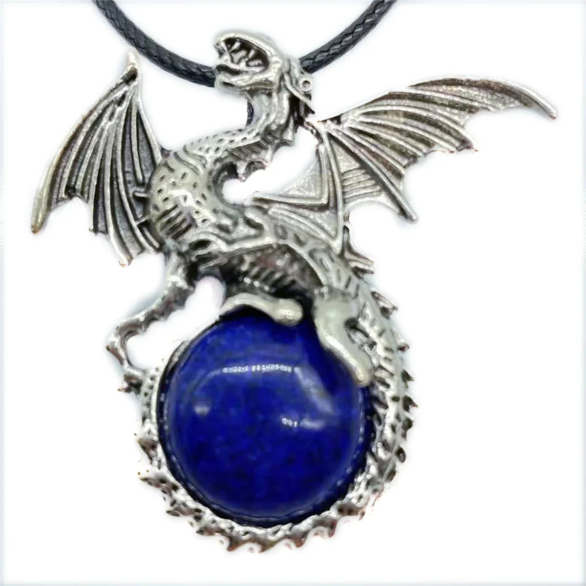 Crystal Dragon Necklace with Crystal Pendant | the misfit market - The misfit market