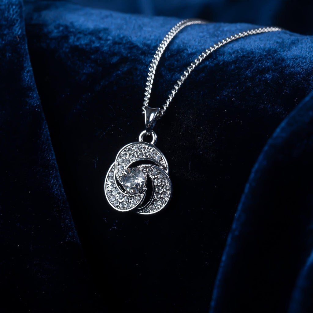 TRYNDI™ To My Girlfriend Floating Heart Necklace With Authentic Swarovski Crystals - The misfit market