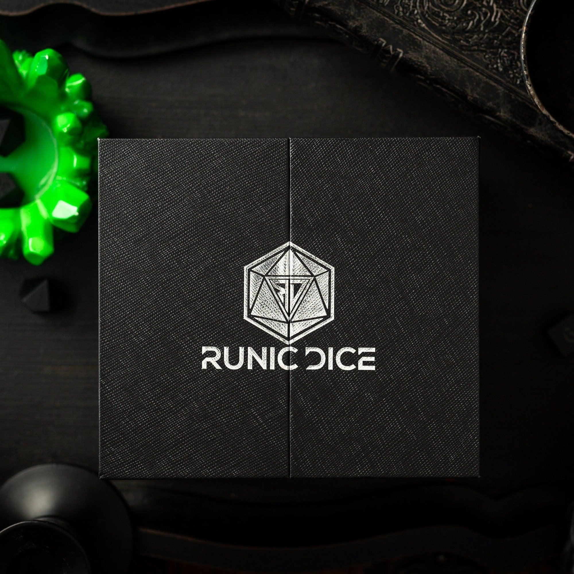 Massive Green Skull Liquid Core 95MM Chonk Handmade Resin Dice And Box - The misfit market