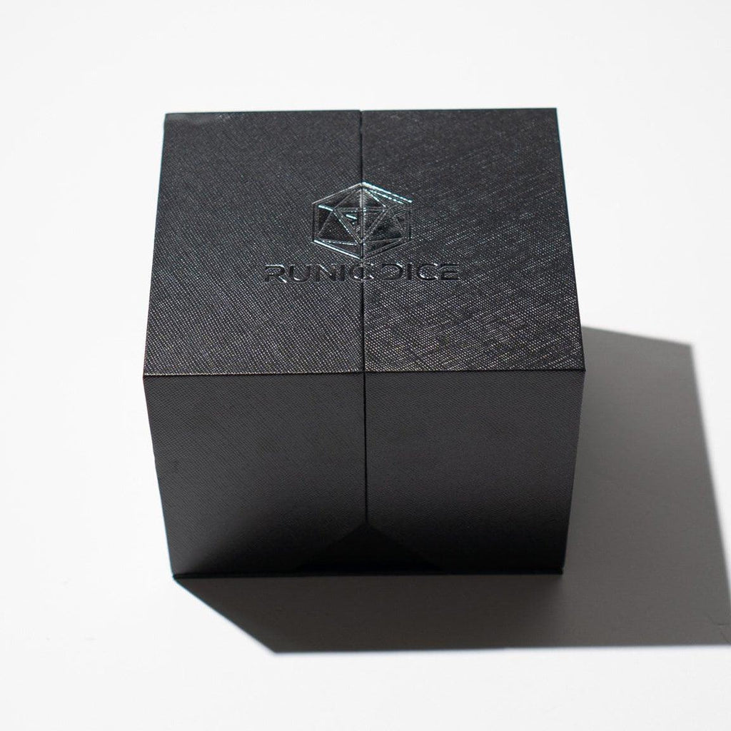 Massive Silver And Foil Liquid Core 95MM Chonk Handmade Resin Dice And Box - The misfit market