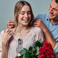 TRYNDI™ To My Girlfriend Floating Heart Necklace With Authentic Swarovski Crystals - The misfit market