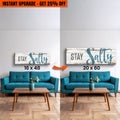 Upgrade Your 48x16 Inches Canvas 'Stay Salty Coastal Sign VIII' To 60x20 Inches Canvas - The misfit market