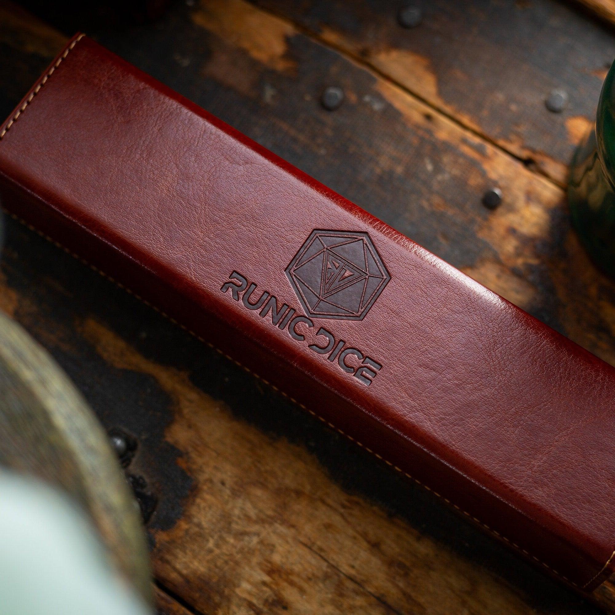 Nox Green Handmade Resin DND Dice Set - The misfit market
