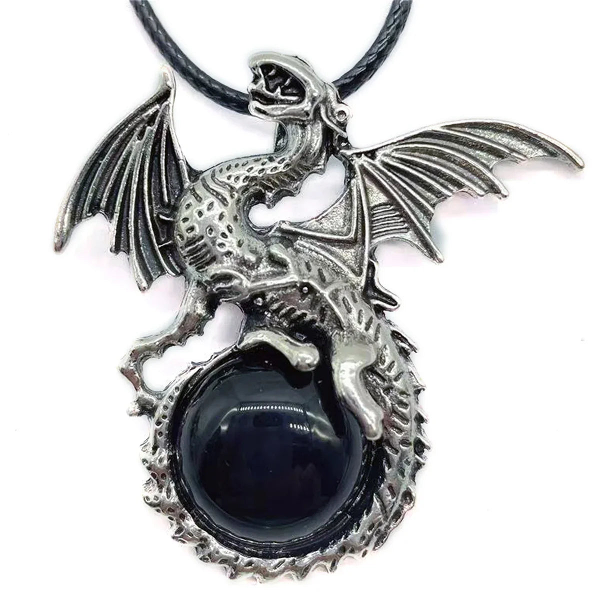 Crystal Dragon Necklace with Crystal Pendant | the misfit market - The misfit market