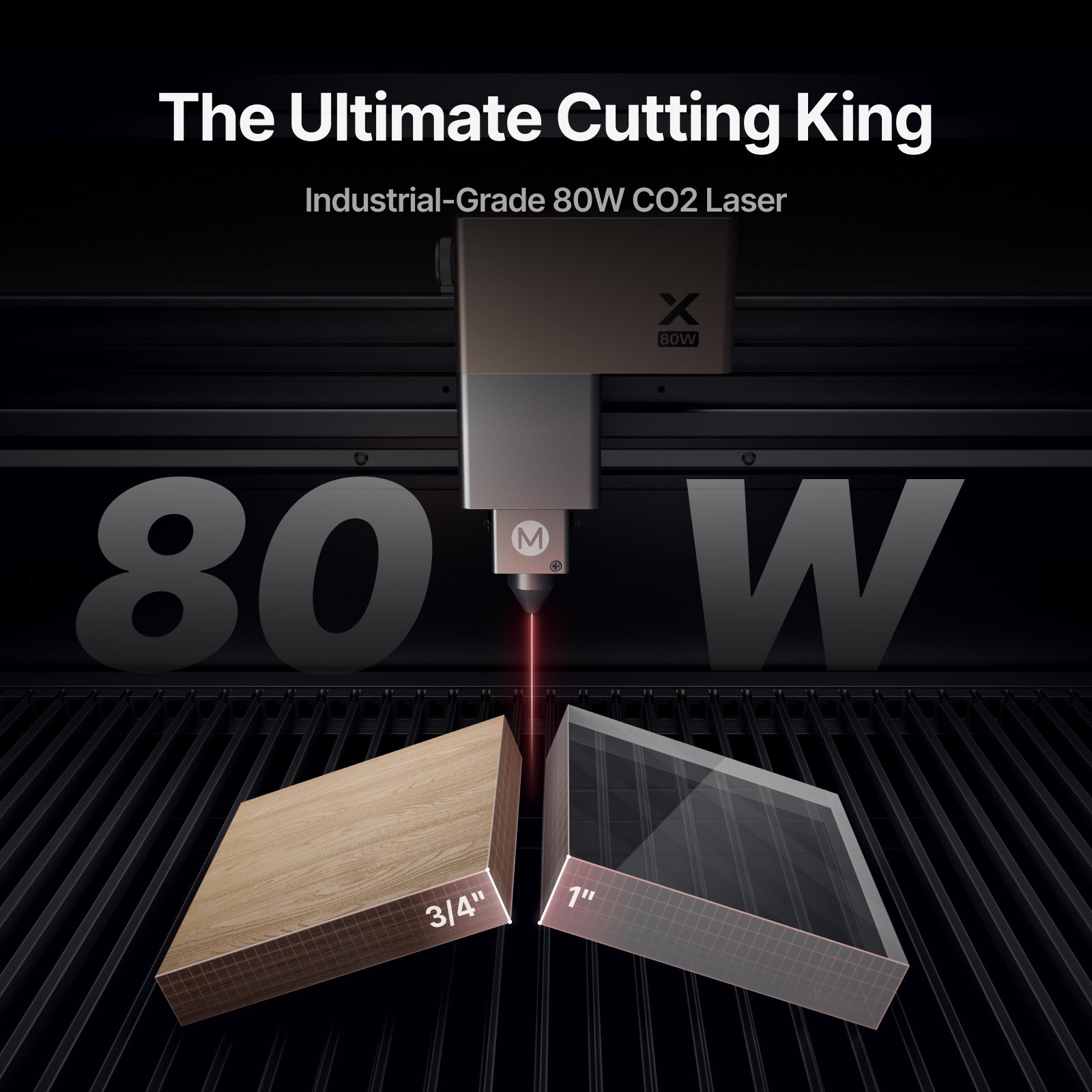 xTool P3 80W Flagship CO2 Laser Cutter with Intelligent Automation - The misfit market