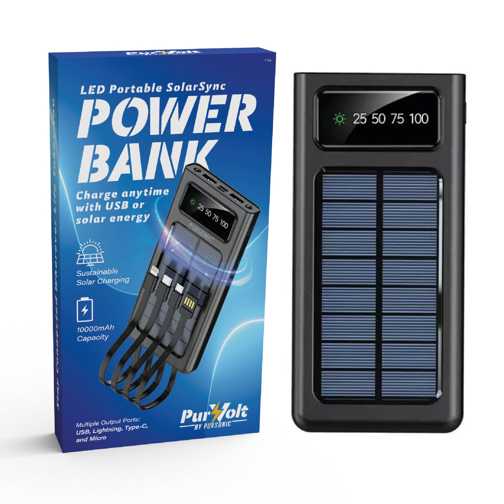 LED Portable Solarsync Power Bank – PoLED Portable Solarsync Power Bank – Power Anytime, Anywherewer Anytime, Anywhere - The misfit market