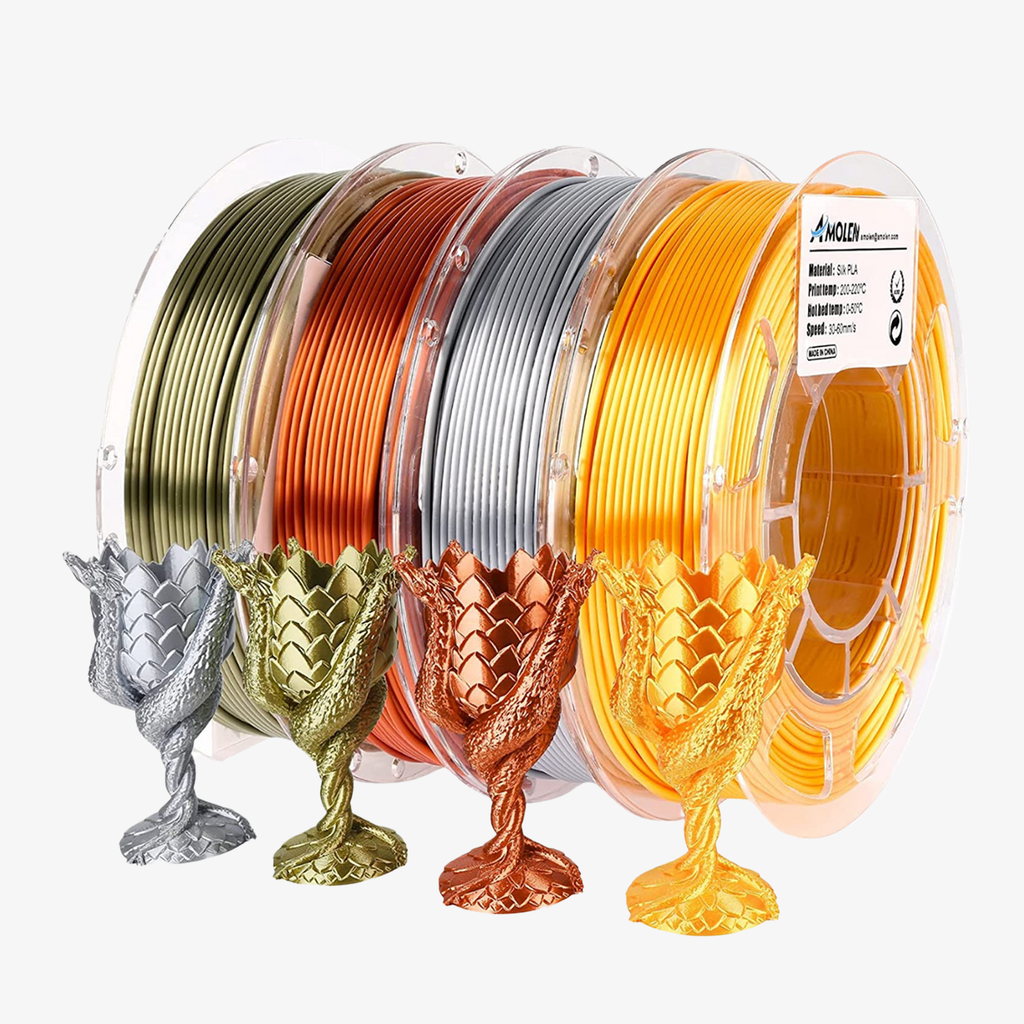PLA Silk Basic Variety Pack (4x200g) - 1.75MM - The misfit market