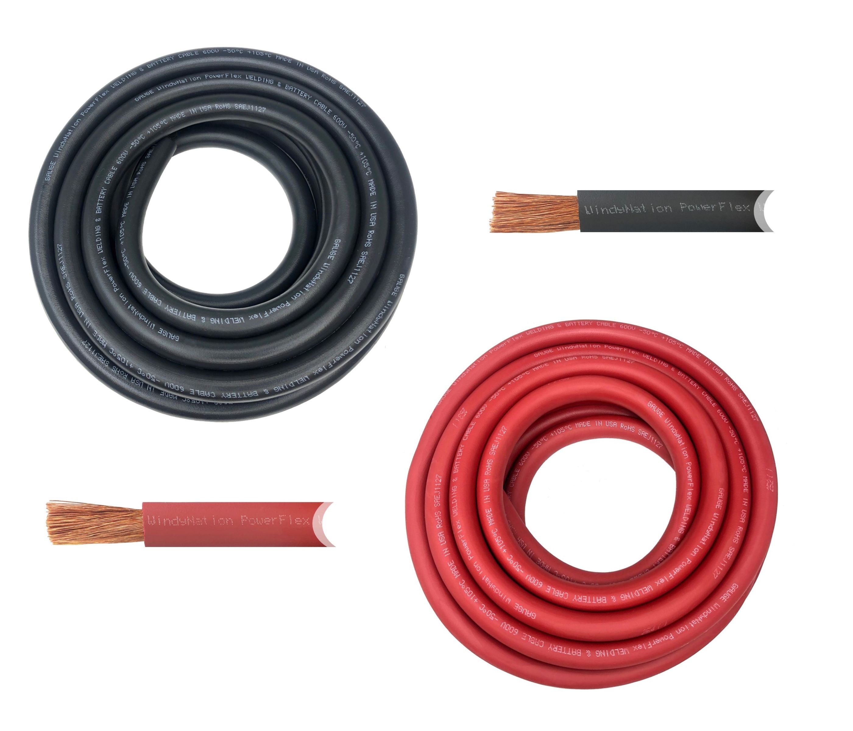 4/0 Gauge Pure Copper Ultra Flexible Welding & Battery Cable - The misfit market