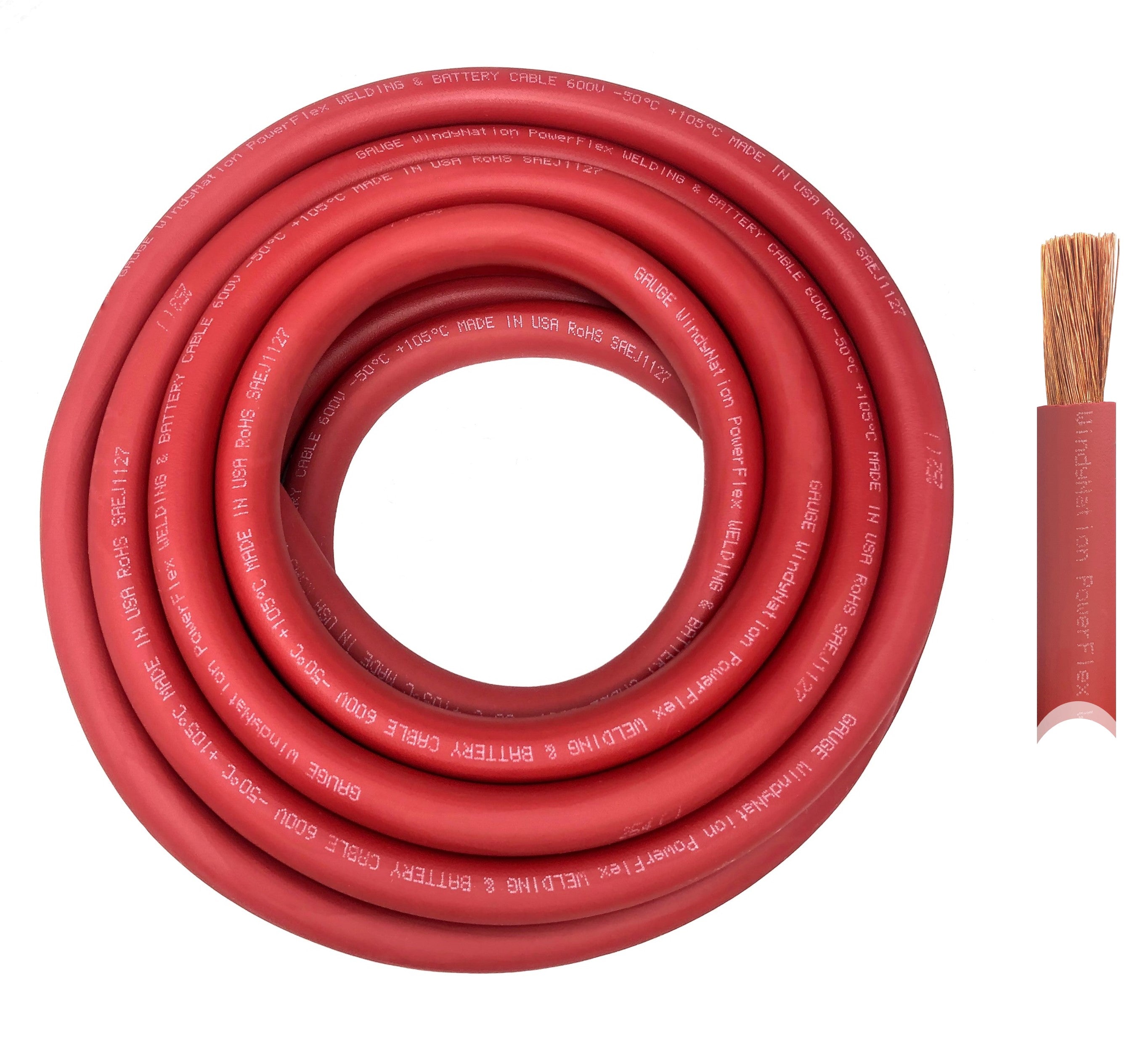 4/0 Gauge Pure Copper Ultra Flexible Welding & Battery Cable - The misfit market