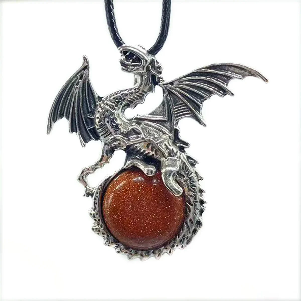 Crystal Dragon Necklace with Crystal Pendant | the misfit market - The misfit market