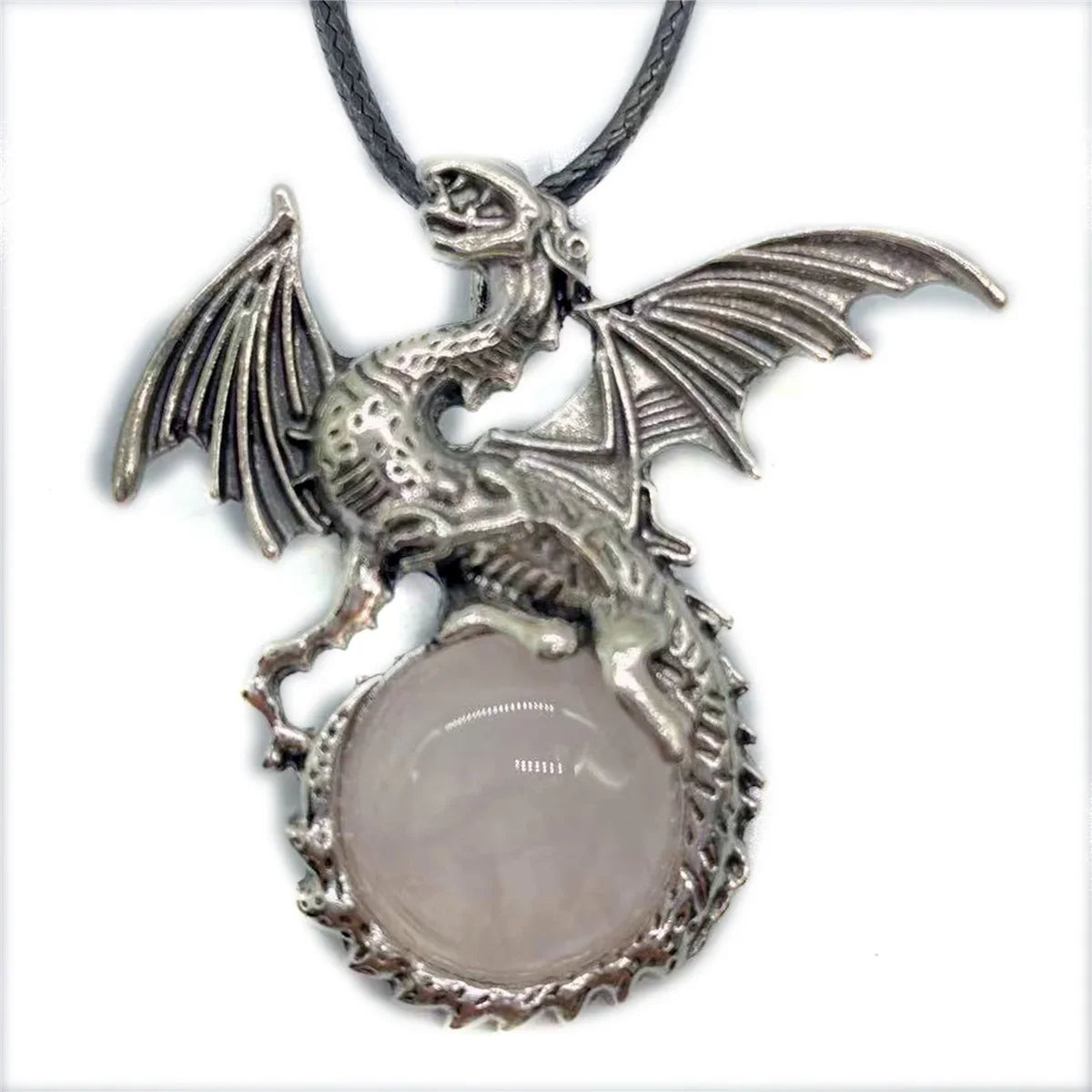 Crystal Dragon Necklace with Crystal Pendant | the misfit market - The misfit market