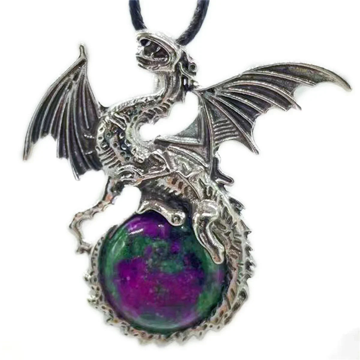Crystal Dragon Necklace with Crystal Pendant | the misfit market - The misfit market