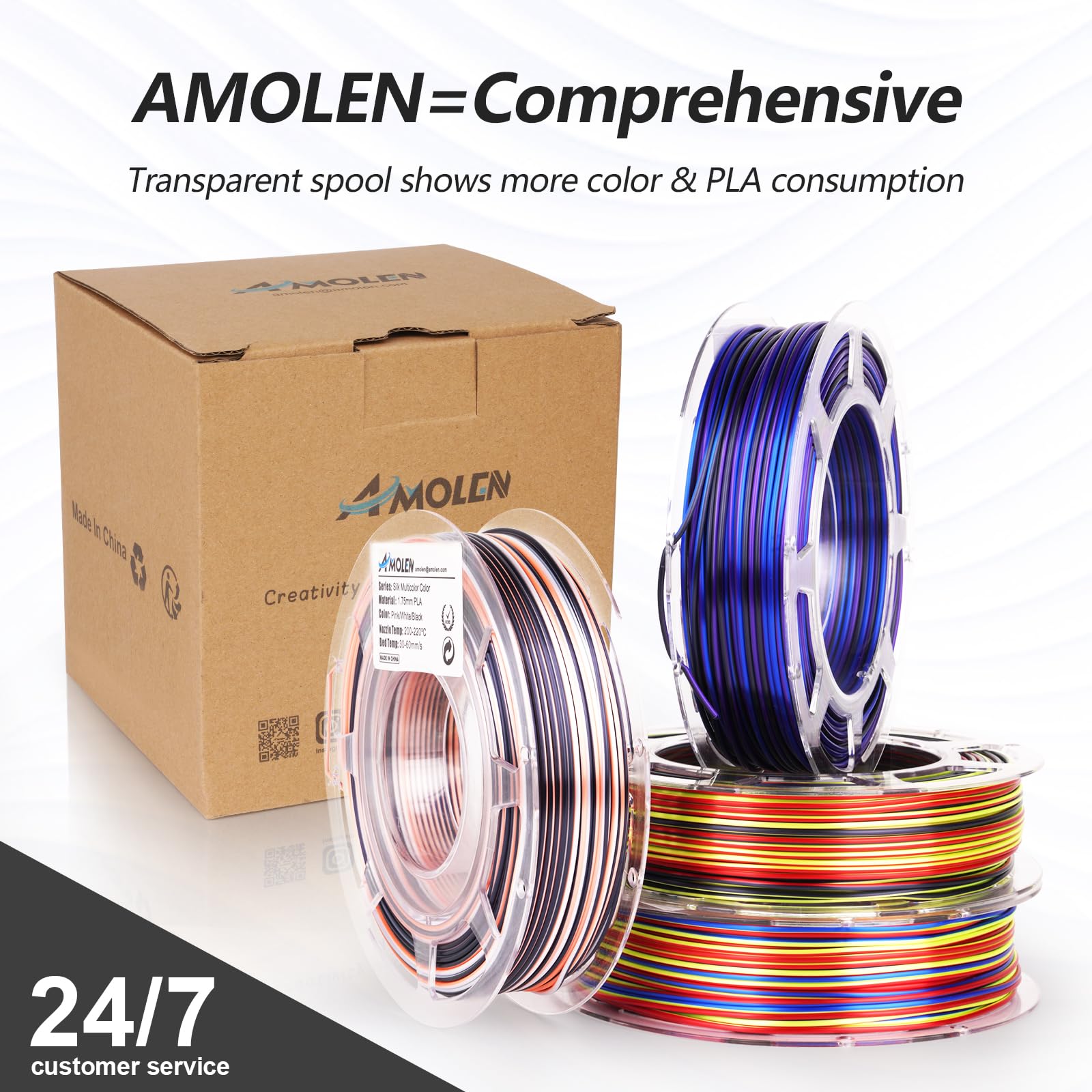 PLA Silk S-Series Variety Pack (4x200g) - 1.75MM - The misfit market