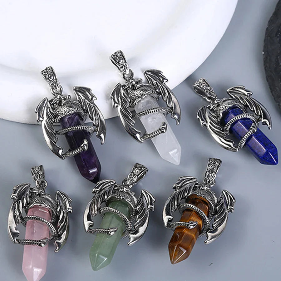 Stainless Steel Crystal Pendant Necklace for Hip-Hop Style | the - The misfit market
