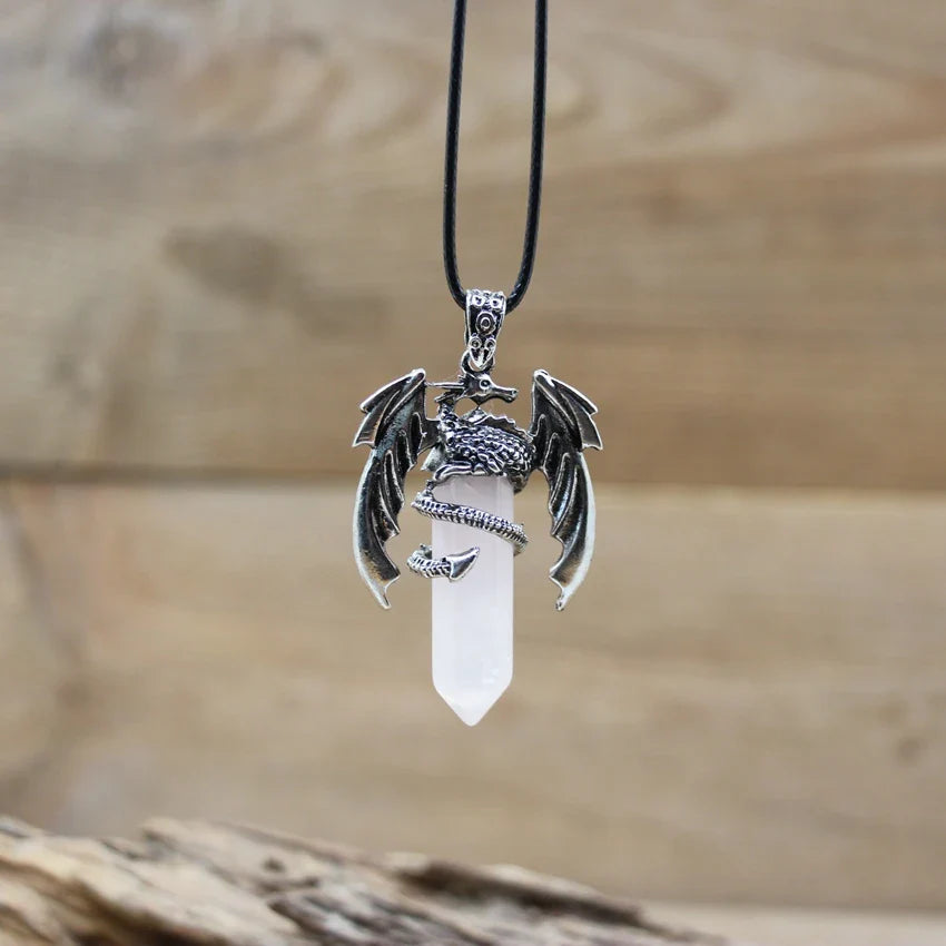 Dragon Crystal Pendant Necklace - The misfit market