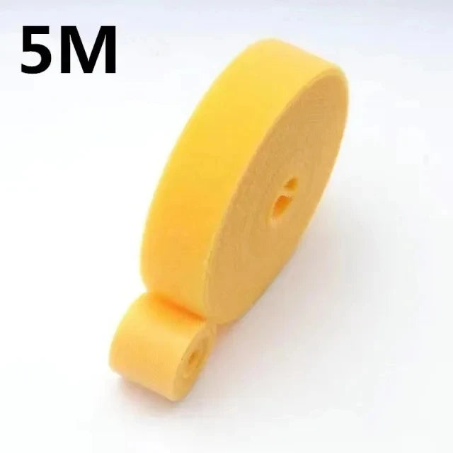 1/5M Cable Organizer Cable Management Wire Winder Tape Earphone Mouse Cord Management Ties Protector For iPhone Xiaomi Samsung - The misfit market