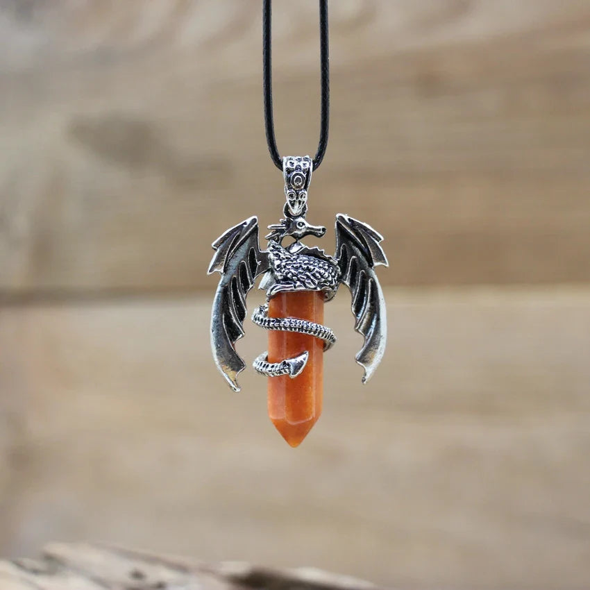 Dragon Crystal Pendant Necklace - The misfit market