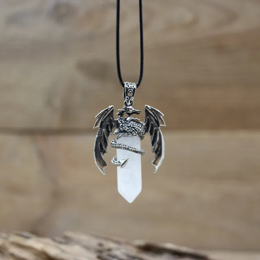 Dragon Crystal Pendant Necklace - The misfit market