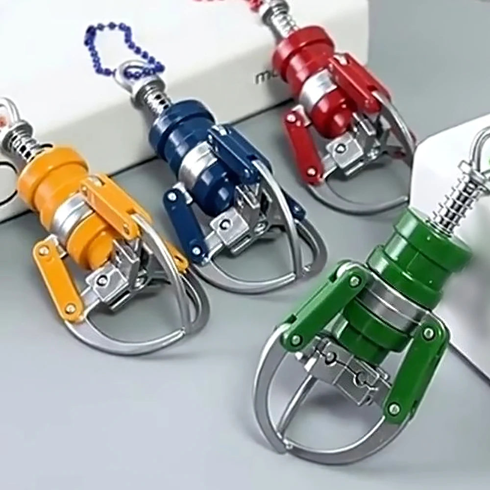 Creative Mini Doll Machine Claw Keychain For Women Plastic Material Fingertip Gripper Girls Bag Pendant Keyring Jewelry N908 - The misfit market