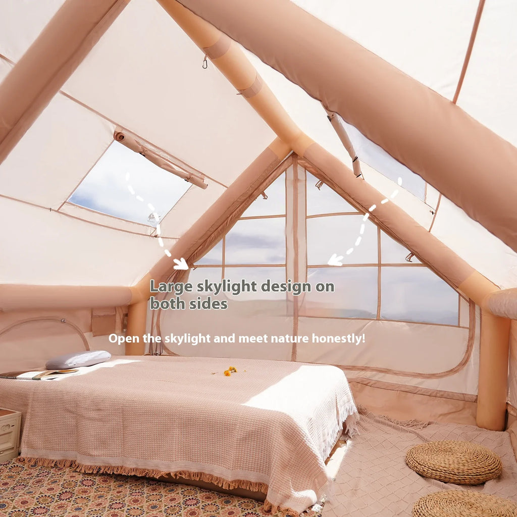 Family Camping Tent With Stove Plug