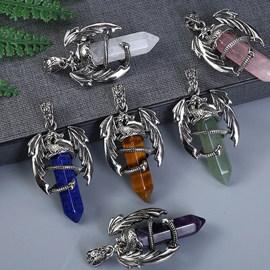 Stainless Steel Crystal Pendant Necklace for Hip-Hop Style | the - The misfit market