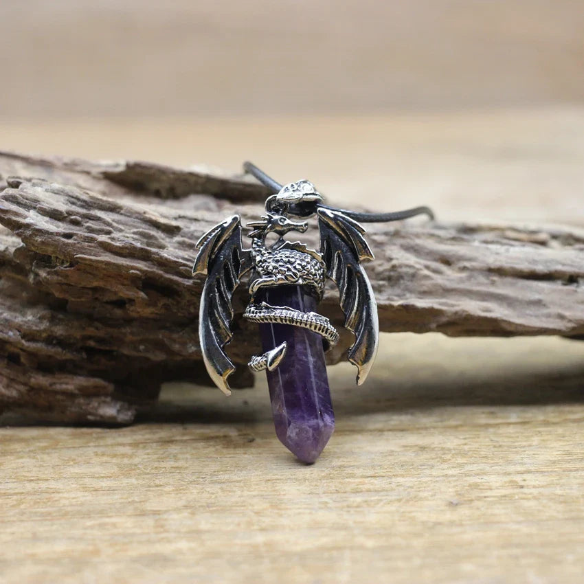 Dragon Crystal Pendant Necklace - The misfit market