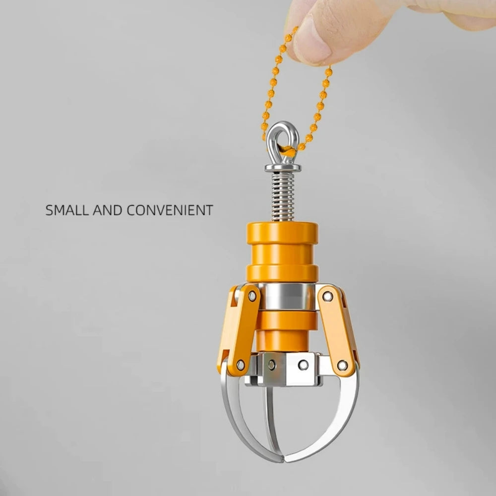 Creative Mini Doll Machine Claw Keychain For Women Plastic Material Fingertip Gripper Girls Bag Pendant Keyring Jewelry N908 - The misfit market