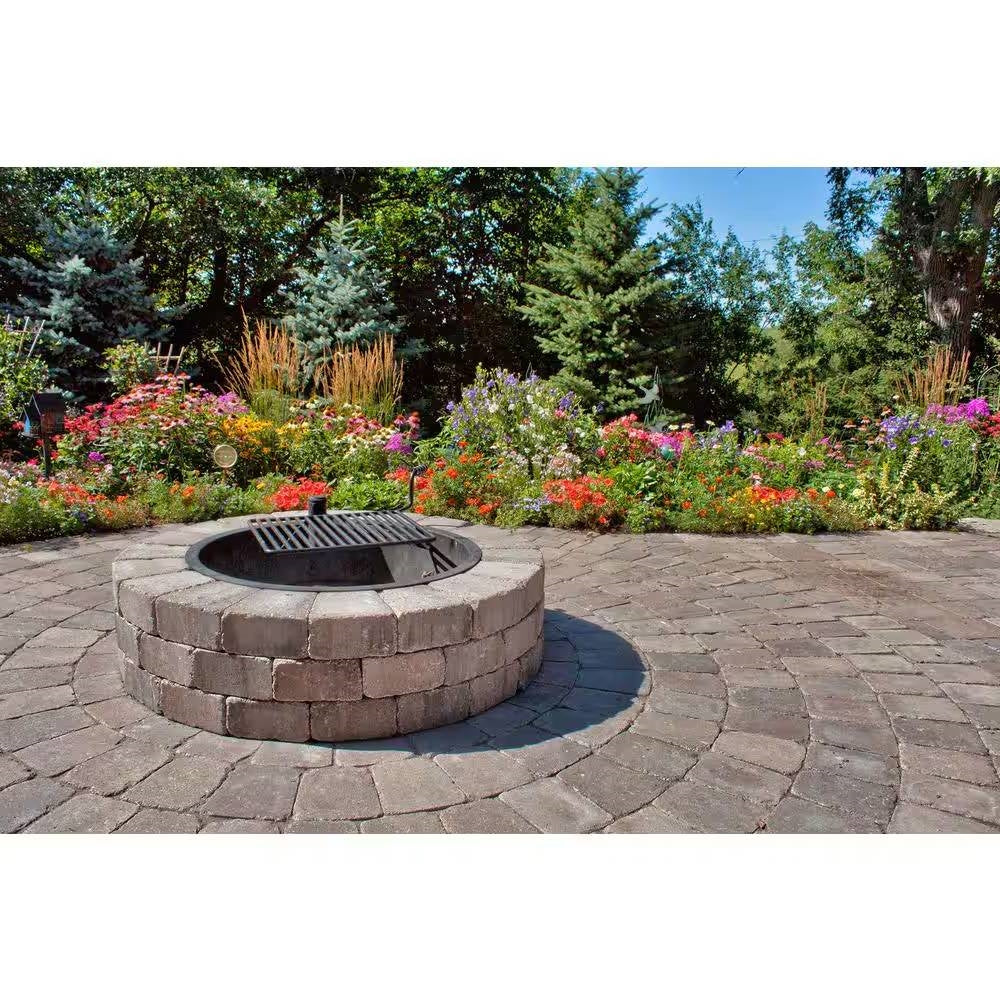 Block Stone Fire Pit Kit Cooking