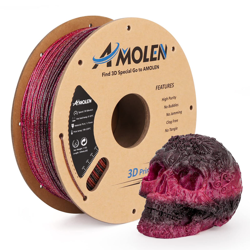 PLA Galaxy / Sparkle & Shiny 1.75mm, 1KG/2.2LB - The misfit market