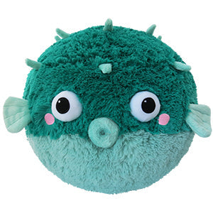 Squishable Teal Pufferfish (Standard) - The misfit market