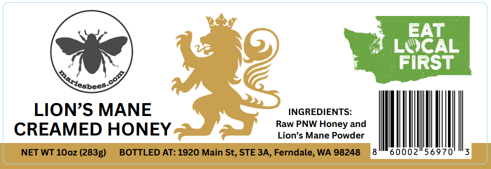 Lion's Mane Creamed Honey - The misfit market