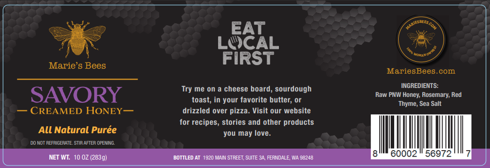 Savory Creamed Honey - The misfit market