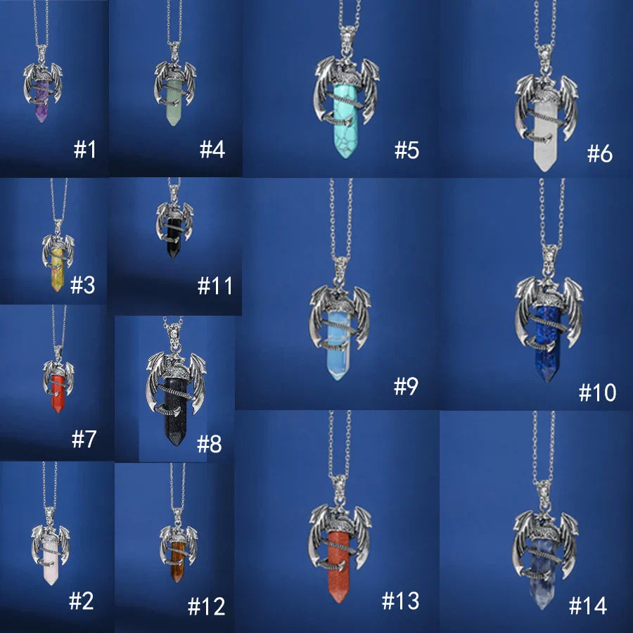 Stainless Steel Crystal Pendant Necklace for Hip-Hop Style | the - The misfit market