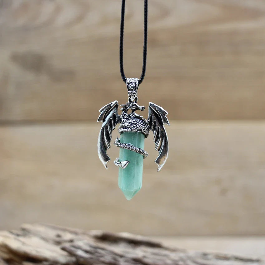 Dragon Crystal Pendant Necklace - The misfit market