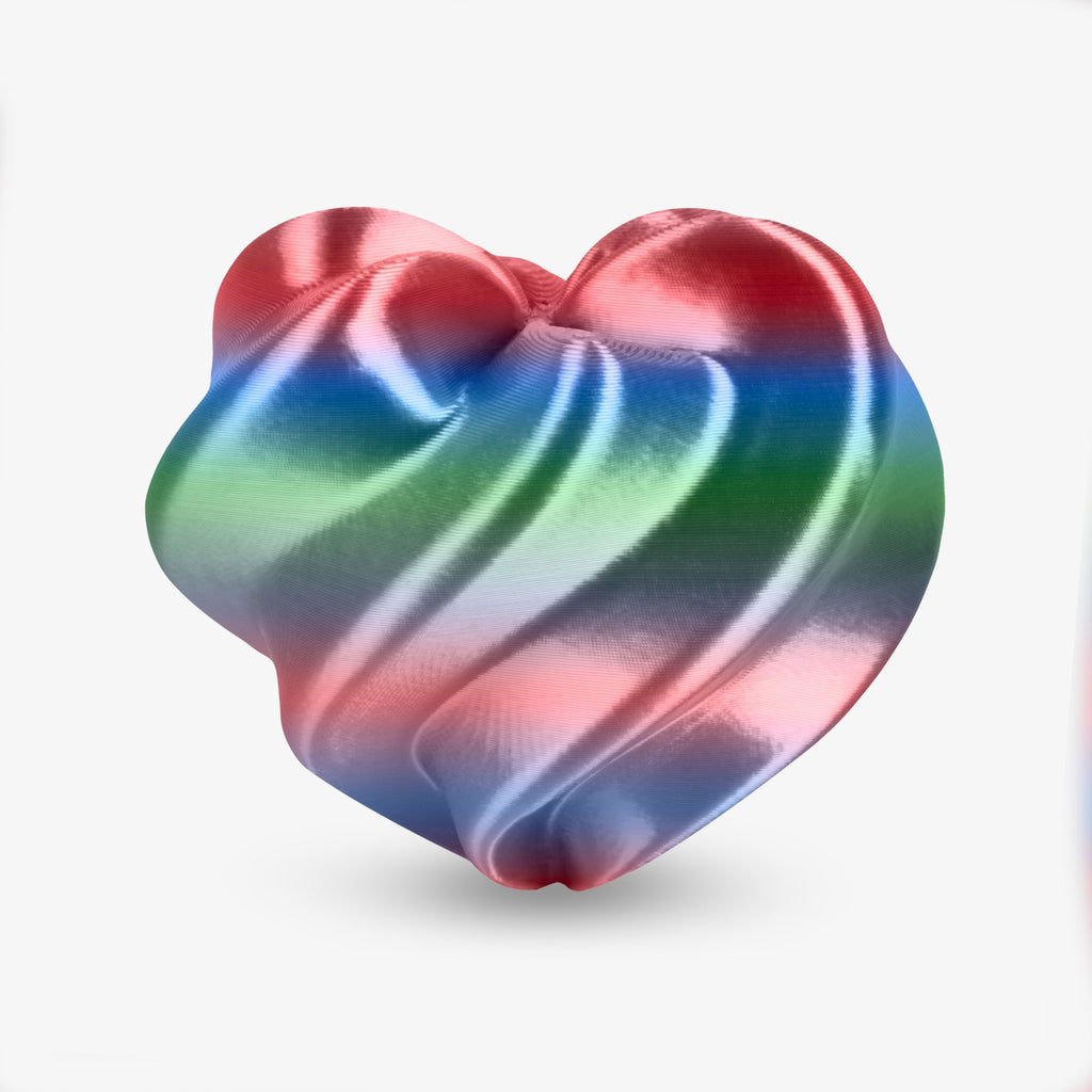 PLA Silk Rainbow 1.75mm, 1KG/2.2LB - The misfit market