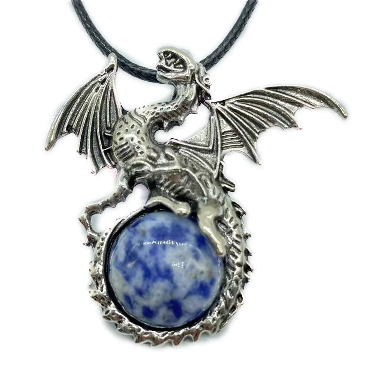 Crystal Dragon Necklace with Crystal Pendant | the misfit market - The misfit market