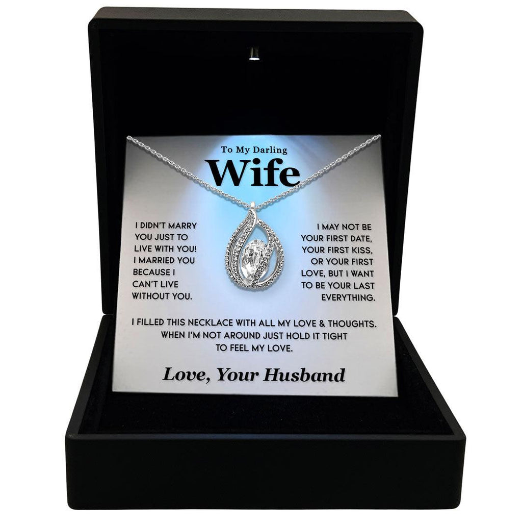 TRYNDI™ To My Darling WifeBirdcage Necklace With Authentic Swarovski Crystals - The misfit market