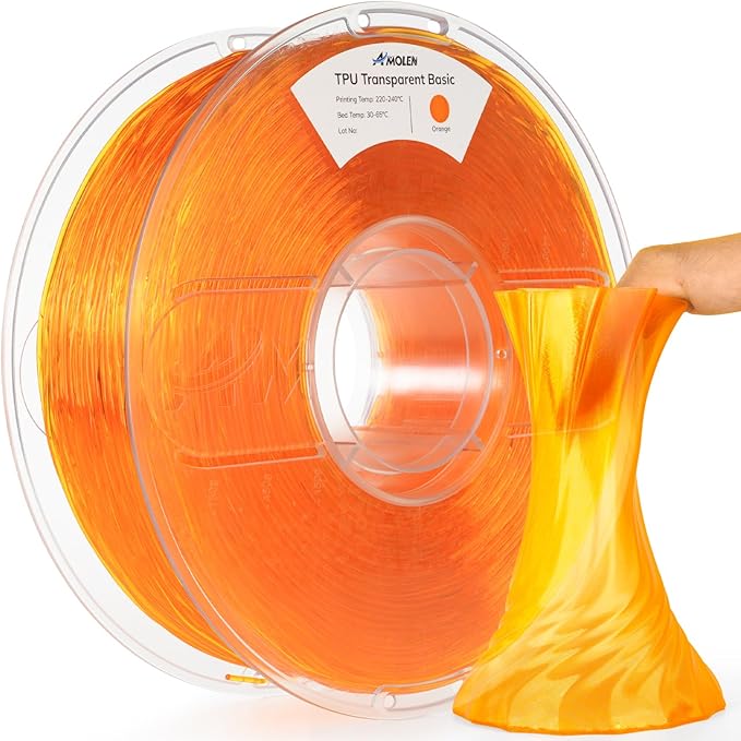 TPU Transparent 1.75mm, 1KG/2.2LB - The misfit market