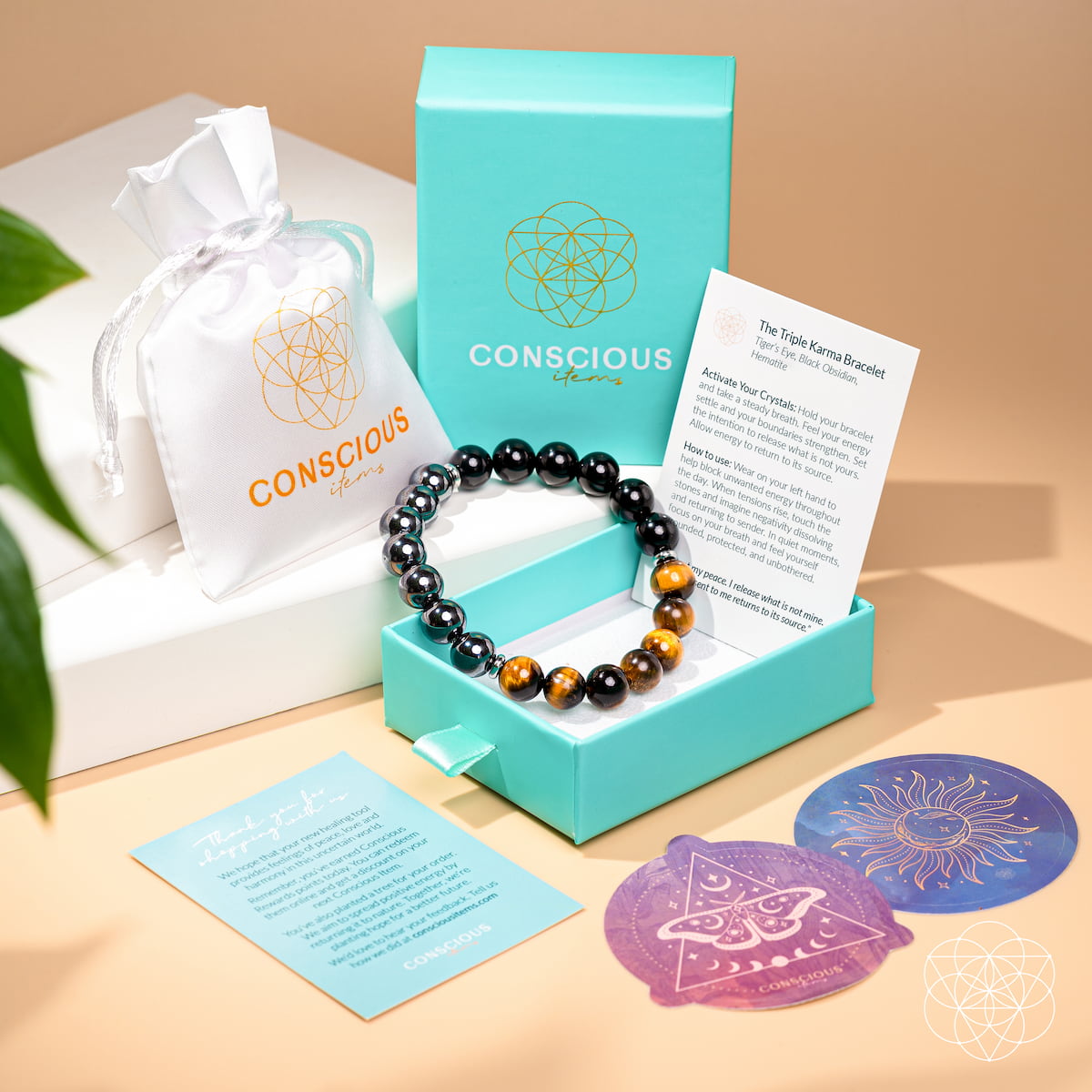The Triple Karma Shield Bracelet - The misfit market