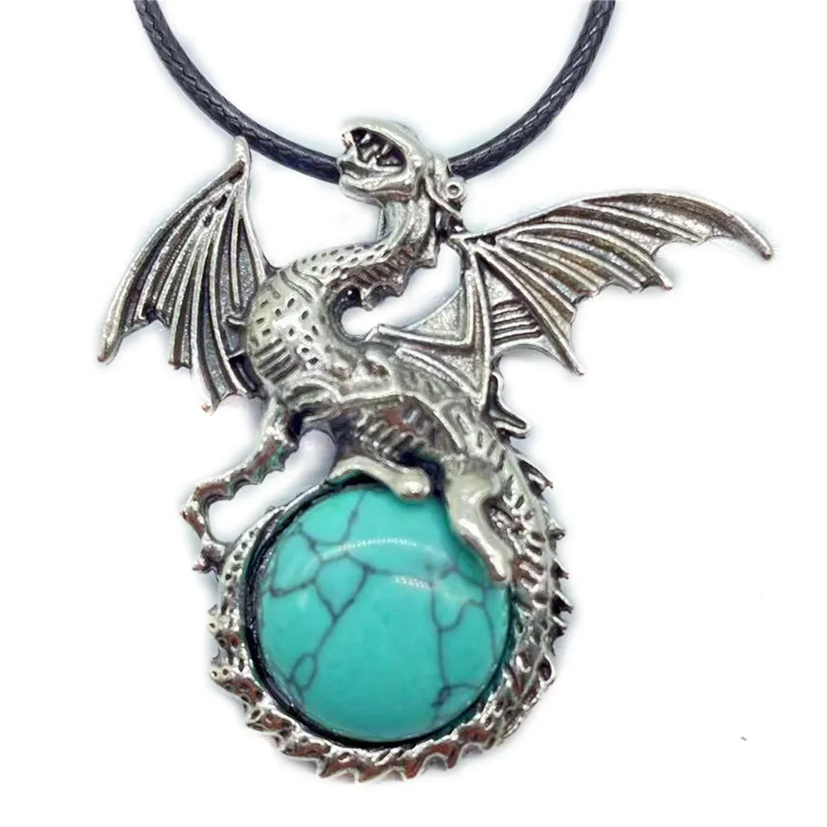 Crystal Dragon Necklace with Crystal Pendant | the misfit market - The misfit market