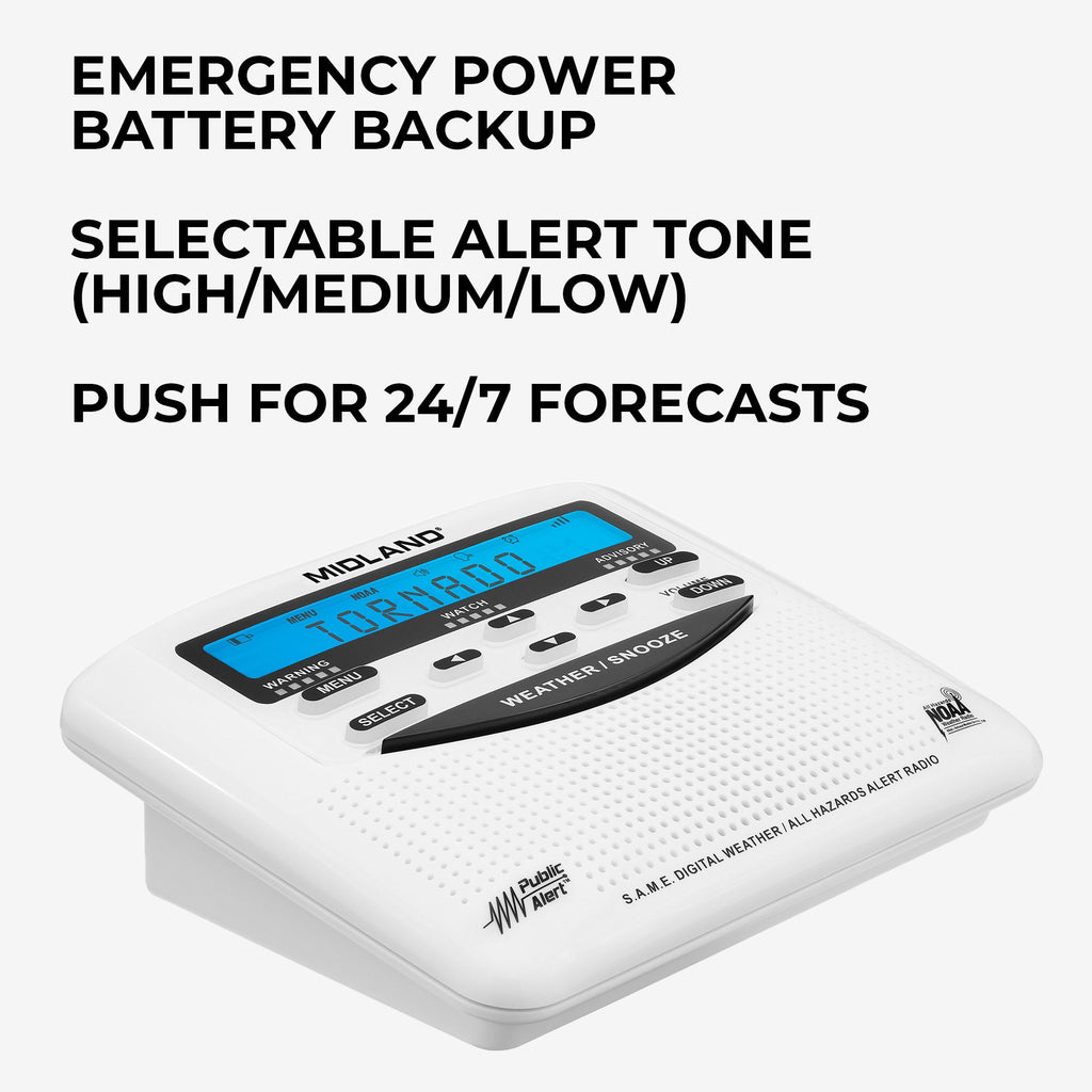 WR120 NOAA Weather and Emergency Alert Radio