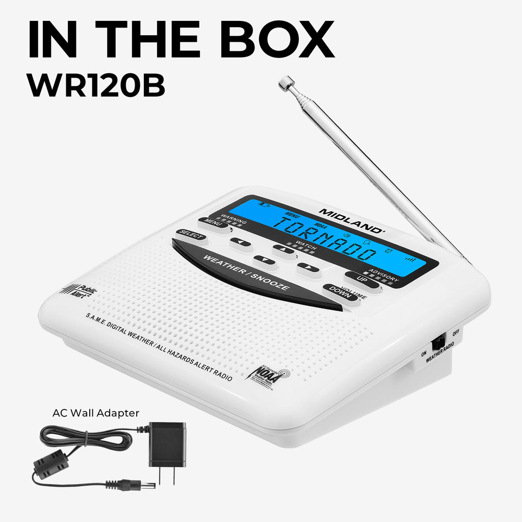 WR120 NOAA Weather and Emergency Alert Radio