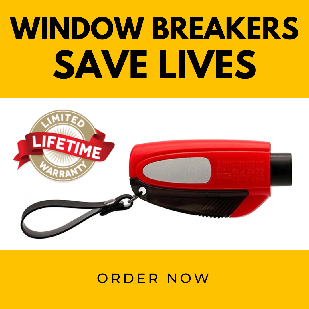 2-in-1 Emergency Window Breaker & Seatbelt Cutter - The misfit market