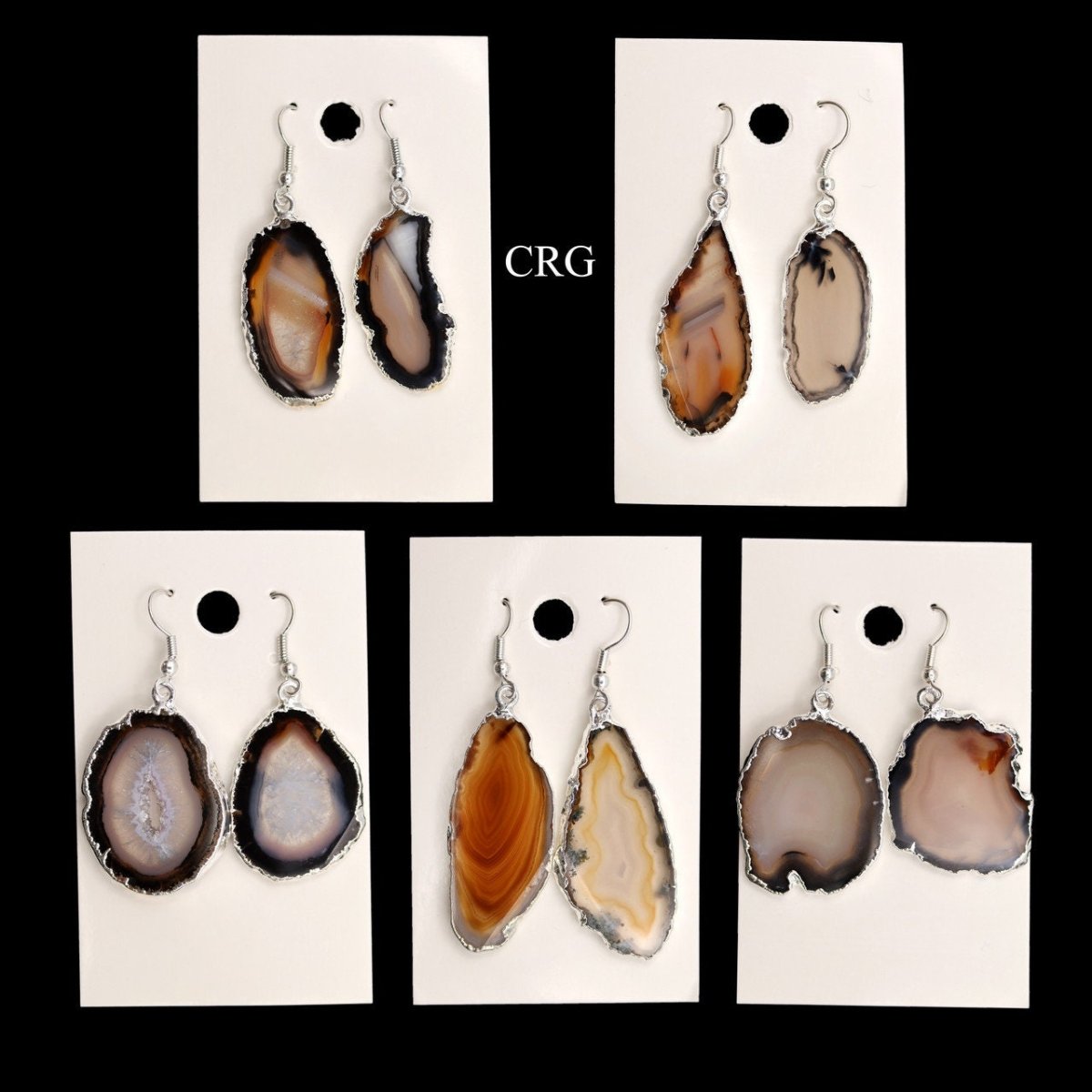 Agate Slice Earrings misc